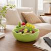Cartoon Fruit Serving Plate Decoration Fruit Storage Tray Fruit Bowl with Fork  Dining Table