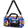 Borsa Duffel per Ragazzi - Borsa Sportiva Leggera Pieghevole con Scomparto per Scarpe, Adatta per Allenamento, Viaggio, Fantasia Calcio