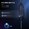 Lightweight USB Wired Headset with Handheld Volume Mute Binaural Compact Design for Web Remote Compatible with Windows and Black Noise-Canceling