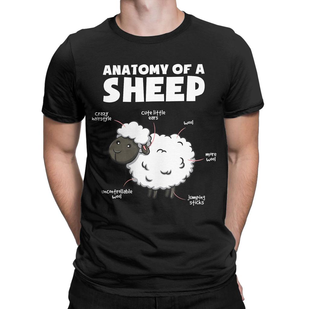 Black Sheep Crew T Shirts for Unisex Pure Cotton Crazy TShirts Round Neck Tees Short Sleeve Clothing Gift Idea