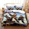 Juego DE cama DE dibujos animados 3D DE Anime, edredón DE fibra ultrafina y funda DE almohada, tamaño completo, secado rápido, decoración del hogar, AU/US/UK/DE