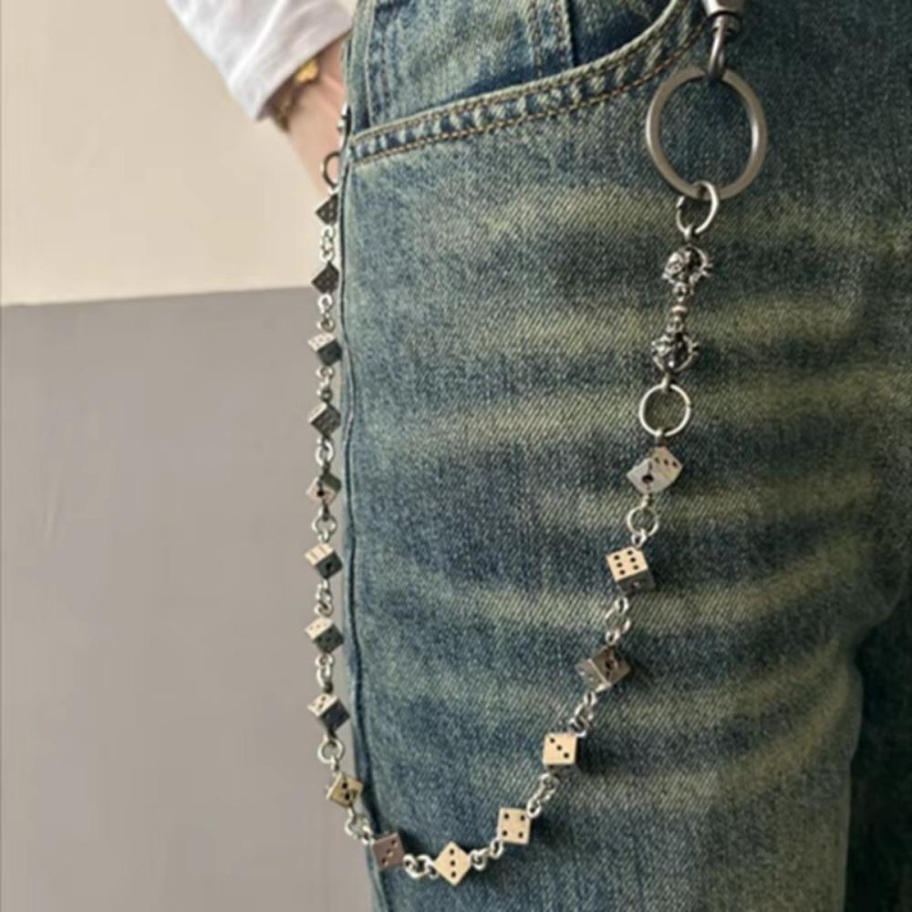 

Long Pants Waist Chain Tassel Wallet Chain Cool Chain Keychain Jeans Accessories