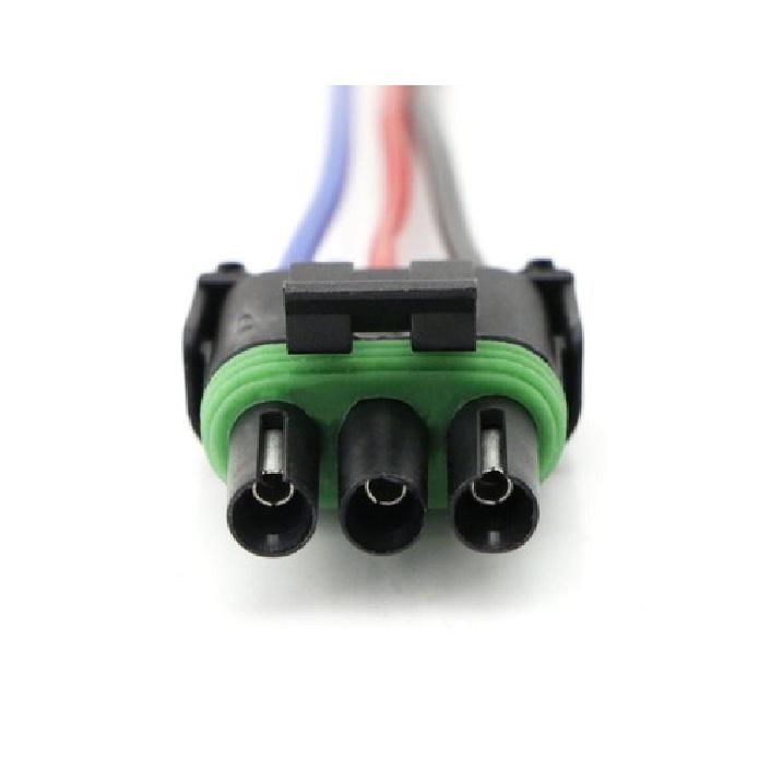 Male/male Triple Cavity Shroud 3-Pin3 Bar GM Map Sensor Connector Plug W/6" Wire