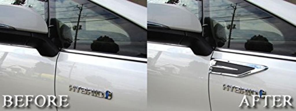 BRIGHTZ Vellfire 30 35 Chrome Fender Garnish Carbon Style AGH30W AGH30W GGH30W GGH35W AGH GGH AGH30 GGH30 GGH35 H30 H35 Vellfire Vellfire Vellfire