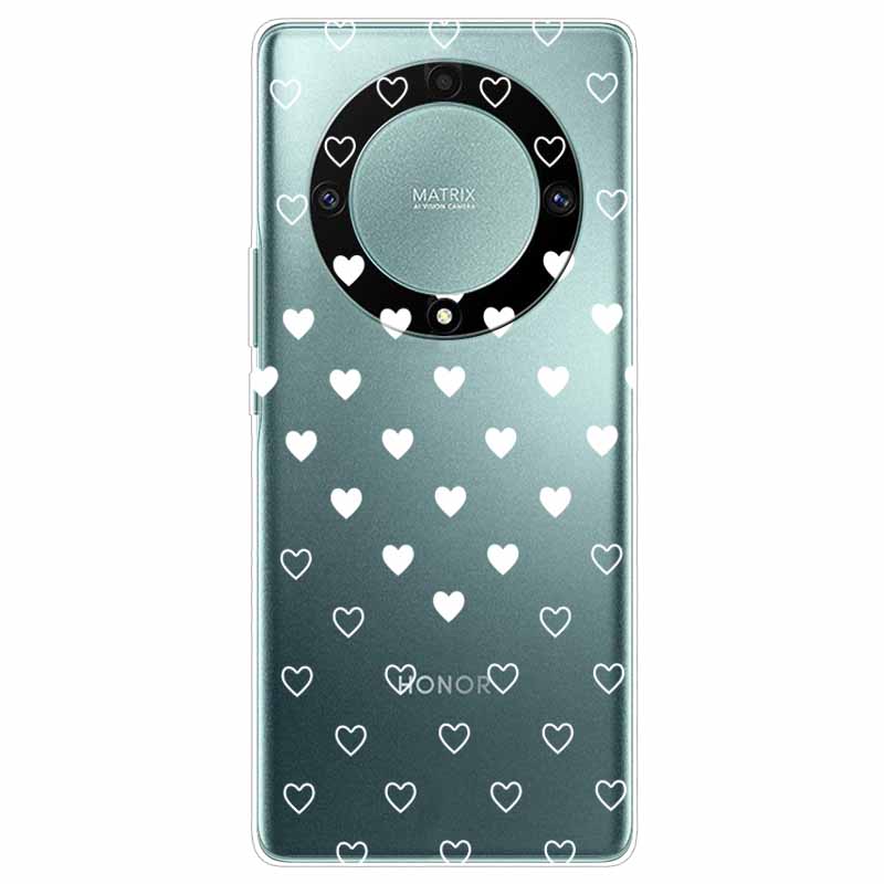 Custodia per Honor Magic6 Lite 5G Trasparente TPU Silicone Funda Capa per Honor Magic 6 Lite Coperture Morbide Magic6Lite Trasparenti Coques borsa