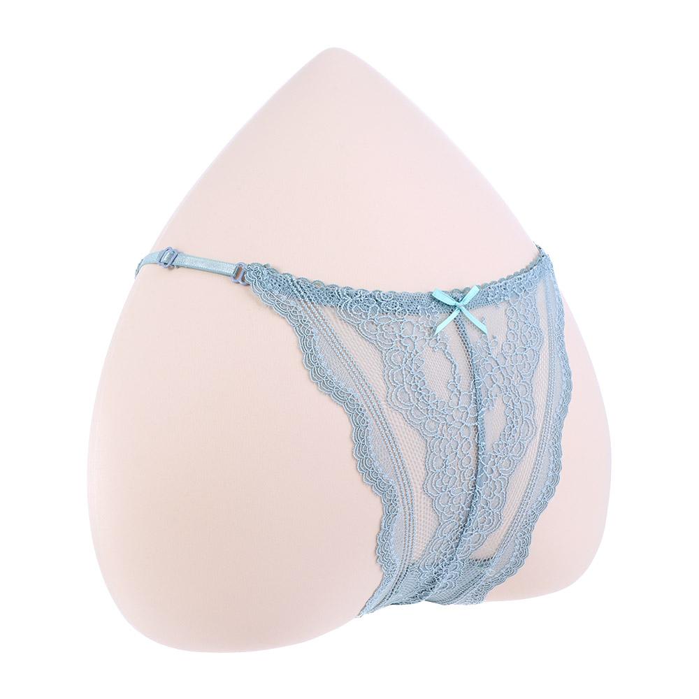 Female Sexy Embroidered G-String Thong for Women Lace Panties Intimates Mini Bow Underpants