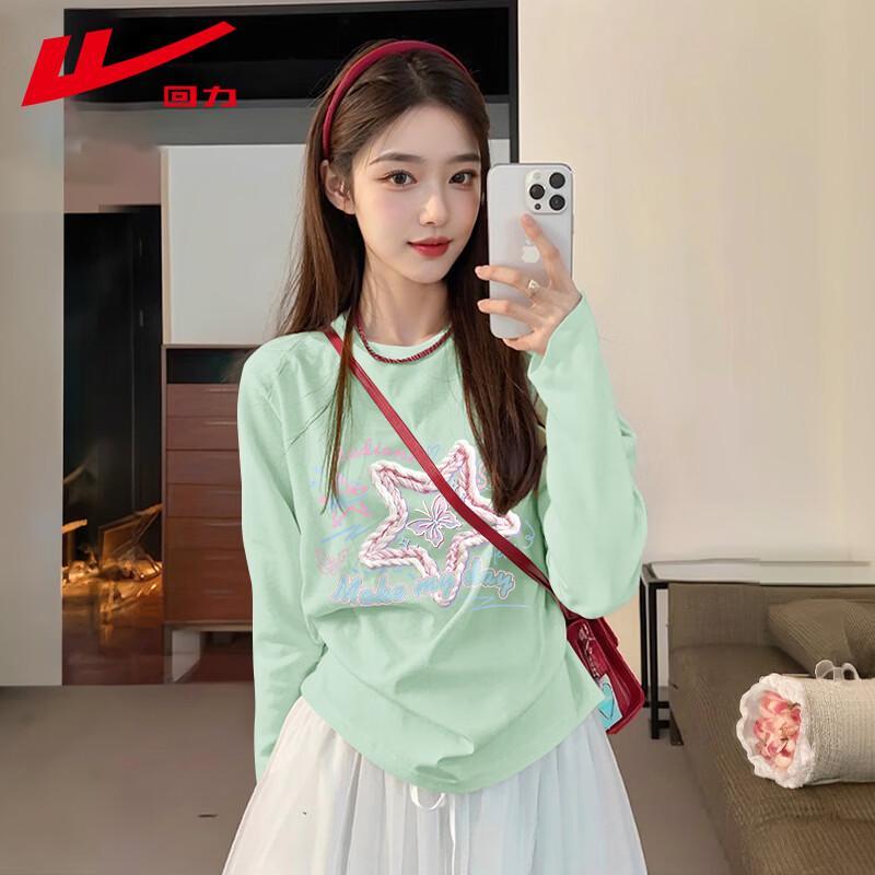 Warrior Women s 2026 Spring/Autumn Long Sleeve Pure Cotton Graphic Tee M