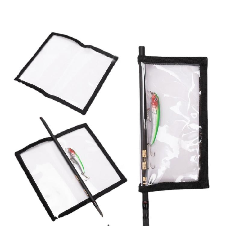 Clear PVC Fishing Lure Cover Fishing Lure Wrap Protective Fishing Hook Cover Fishing Crankbaits Spoons Fishing Baits Bag