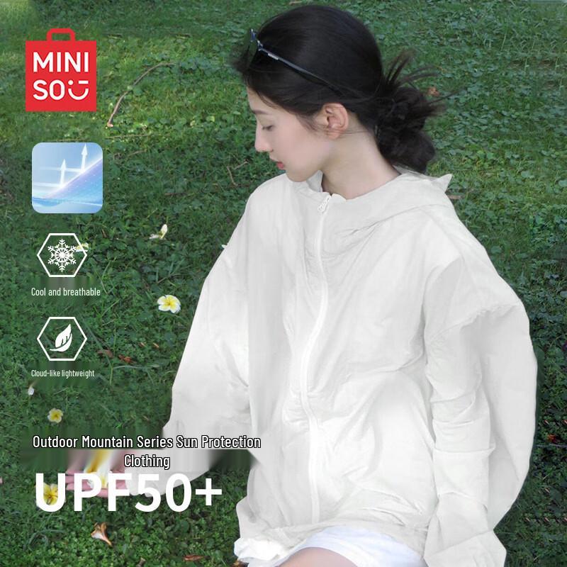 MINISO Women s Lightweight Cooling UV Protection Sun Jacket XXL