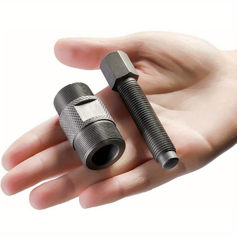 1Pc Engine Magneto Flywheel Puller Double-head Code Rotor Puller Removal Tool 24/27mm Screw Motorcycle Repair Tools