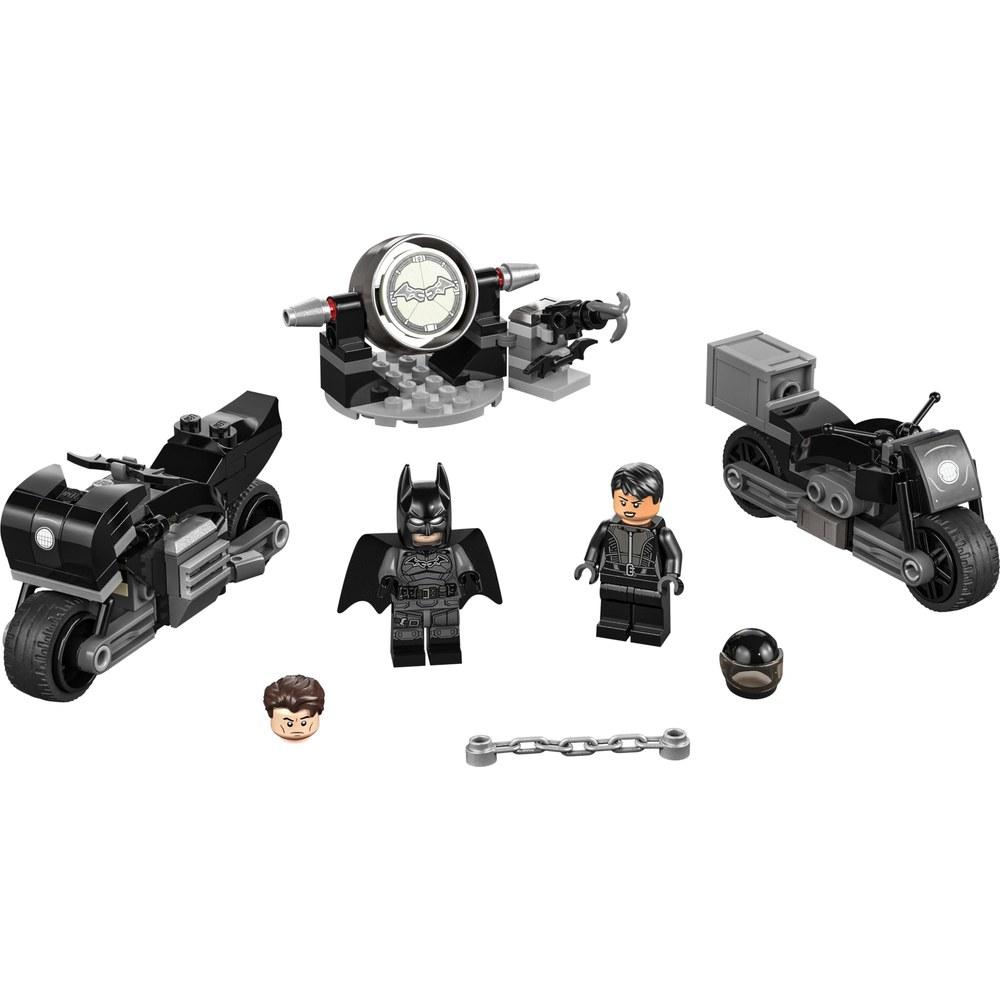 LEGO Super Heroes Batman and Selina Kyle Motorcycle Chase Building Blocks Set 76179 Toy Comic Vehicles for Boys Aged 6 and Up