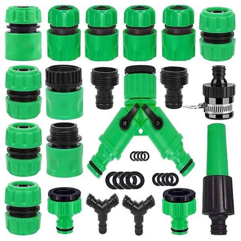 

2022 Retractable Garden Hose & Connector Set - Quick Connector with Straight Spray Gun for Car Wash