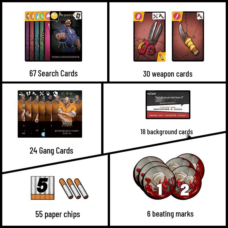 Escape Heaven: Crime & Prison Break Party Game for 2-6 Players