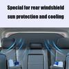 Car Sun Shade UV Protection Folding Auto Rear Window Sunshade Universal Car Window Visor with Suction Cups