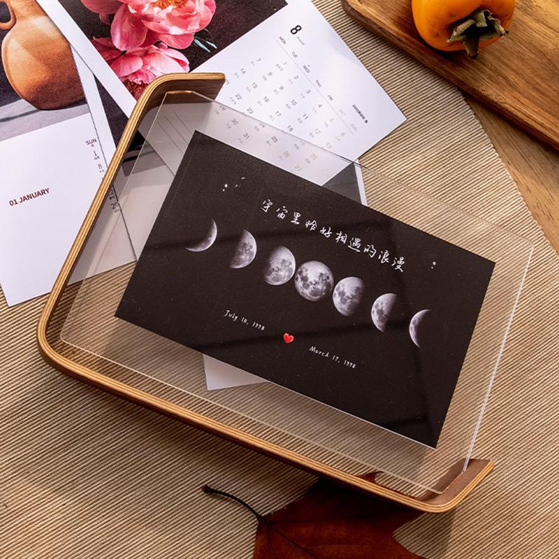 Acrylic Wooden Photo Frame Herbarium Display Frame DIY Frame Photo Frames For Wedding Party Picture Frame Photo Decor