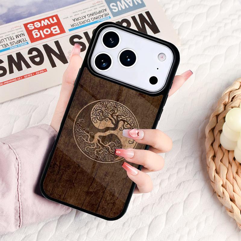 Lebensbaum Yin Yang Handyhülle Für IPhone 17 16e 15 14 13 12 11 Pro Max Air Mini Weiche Schutzhülle
