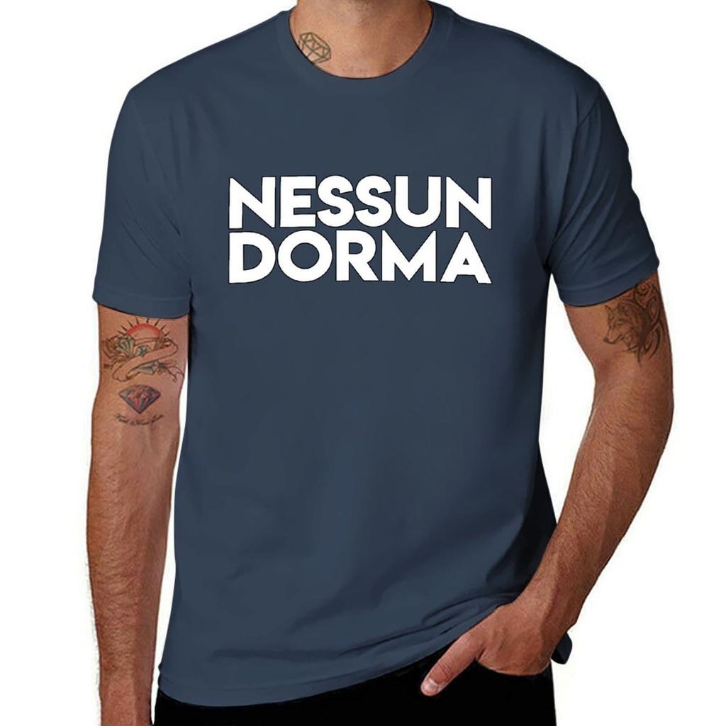 Nessun Dorma T-shirt anime t-shirts voor man man grafisch t-shirt T-shirt