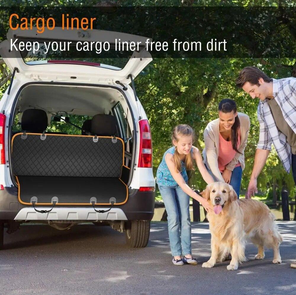 Pet dog back seat protection cover for dogs, dirt and pet car fur car seat cover waterproof scratch-resistant non-slip hammock