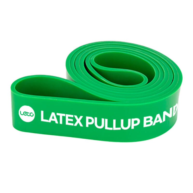 Leto Pull-Up Band Latex Stretching Fitness Tubing Band 5-Step Pull-up Band 5-Step Green