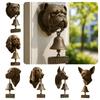 Loud Ringing Welcome Doorbell Resin+Metal Front Door Chime Bell Retro Dinner Bell Outdoor/Indoor