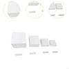 4Pcs Buffet Riser Food White Stotage Organizer Cube Display Nesting Risers Acrylic for