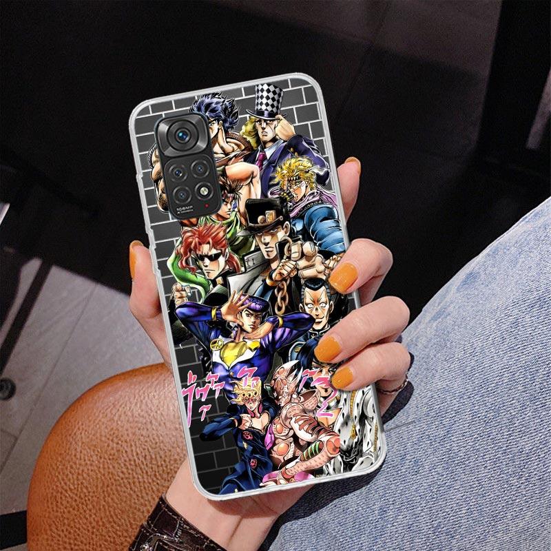 All JoJo's Bizarre Adventure Phone Case For Xiaomi Redmi Note 15 14 13 12S 12 11 Pro Plus 14S 11S 11E 10 10S 11T 5G Personalized