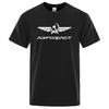 Aeroflot Aviazione Russa Pilota Aerospaziale Aviatore TShirt Estiva Cotone Punk Rock Moda Top Girocollo Elegante Maglietta da Uomo