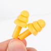 Noise Cancelling Ear Plugs Waterproof Swimming Soft Silicone Corded Earplugs Ears Protector Reusable Headwear Earplugs With Rope