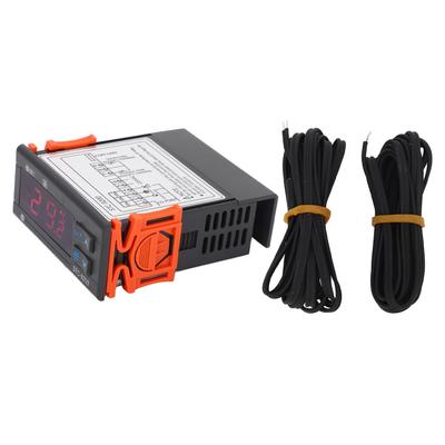 Digital Temperature Controller Dual Sensor LED Screen Thermostat for Cold Cabinet Freezer 220VAC