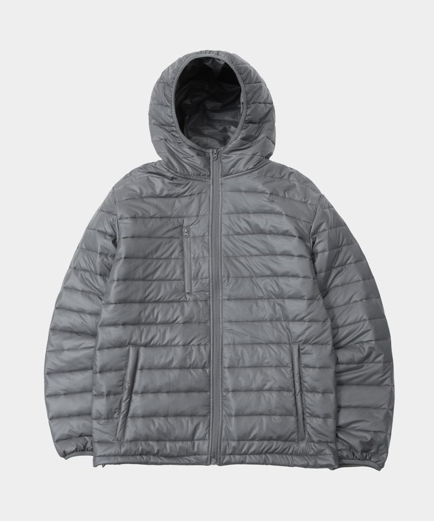 Someplace Man Light Basic Weight Hooded Soft Lightweight Padded Jacket _ 3 Colors