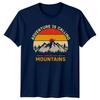 Adventure Is Calling Unisexs TShirt Hiking Outdoor Recreation Gift For Him