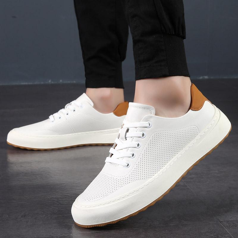 Italian Mens Summer Casual Shoes High Quality Breathable Sneakers Copfy Thick Soles Designer Oxford Shoes Men Running Sport Shoe