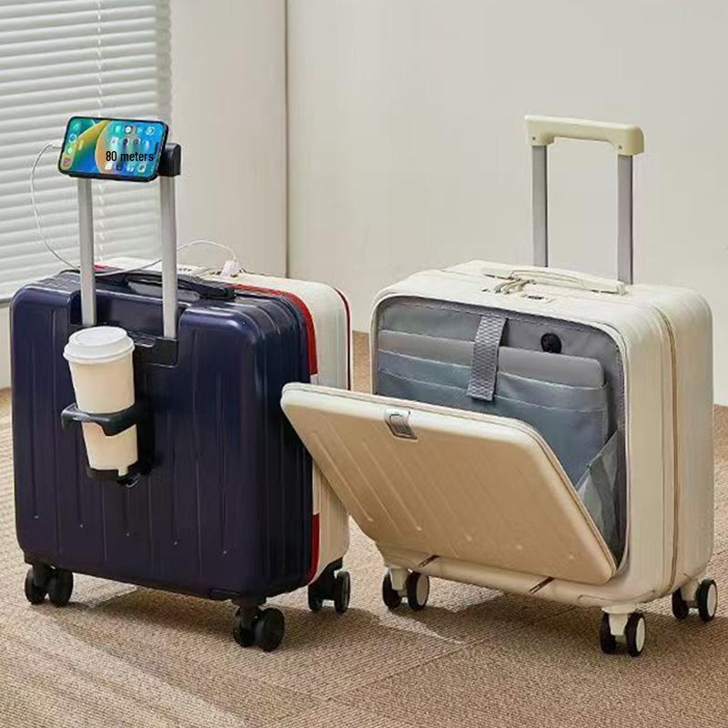 18" Rolling Laptop Carry-on: Men's & Women's Luggage with Side & Front Openings, 20" for Short Trips, with Combination Lock