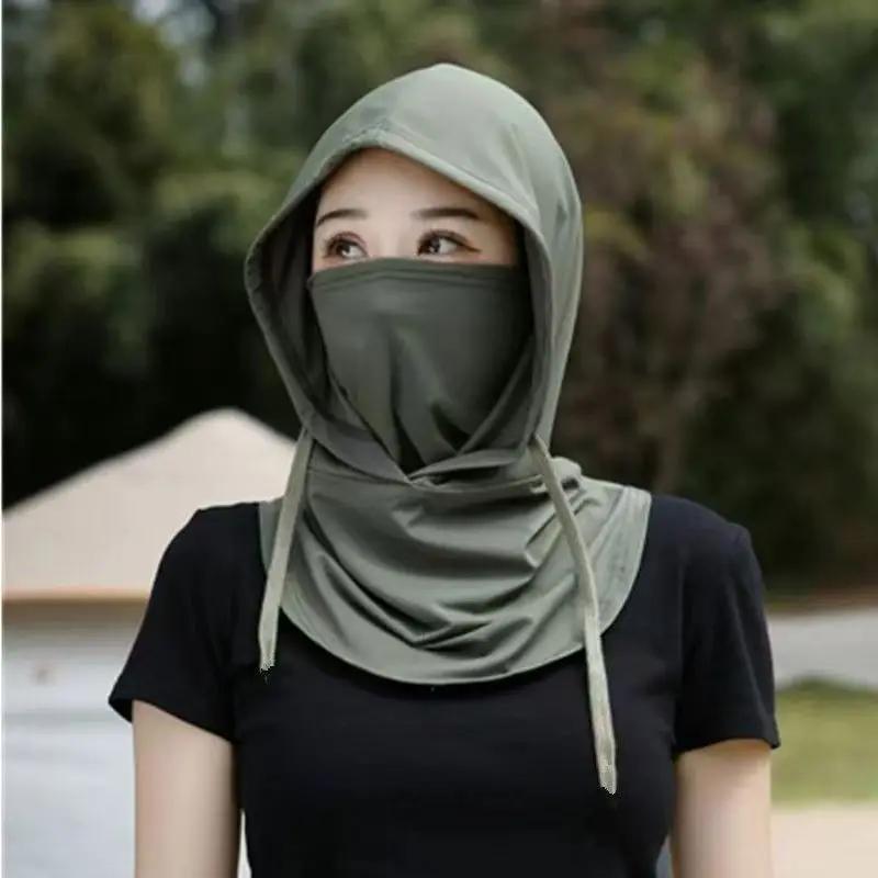 1Pcs Autumn 360° Lightweight Comfortable Hood Sun Protection Shroud Mask for Outdoor Activities Fishing Surfing Cycling Hiking