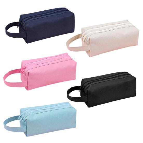DYS Pencil Case, with Easy Grip Handle Design, Large Capacity Pen Durable Oxford Pouch, for Kids Art School Supplies Stationery