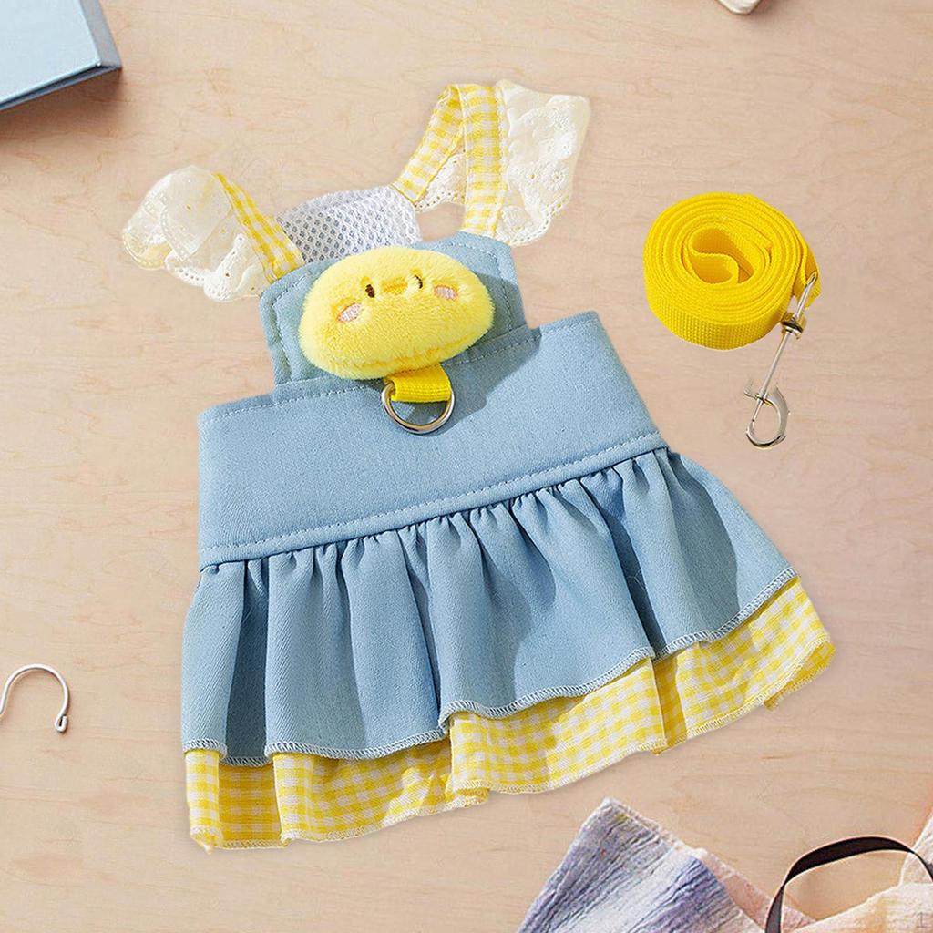 , Dog Harness Dress, Pet Cat Clothes, Costume, Party Cute Doggy