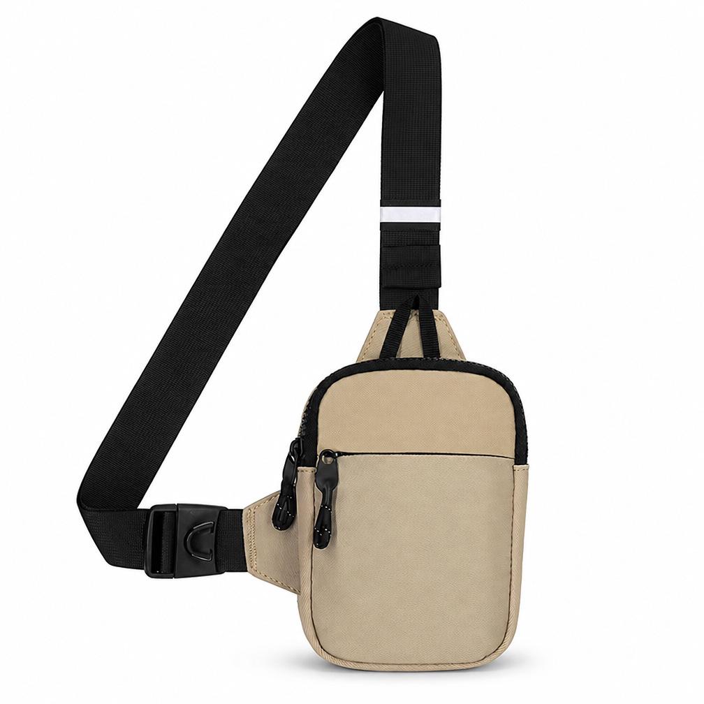 Men's High-End Waterproof Chest Phone Bag – Compact, Stylish, Multi-Functional for Outdoor Sports & Fitness