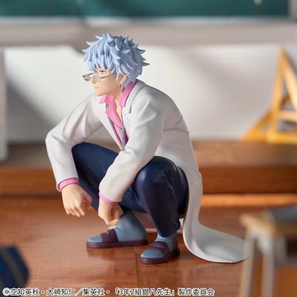 În stoc Original BANDAI BANPRESTO GINTAMA Sakata Gintoki Figurine Anime din PVC Figurină de Acțiune Model Jucării Cadou de Crăciun