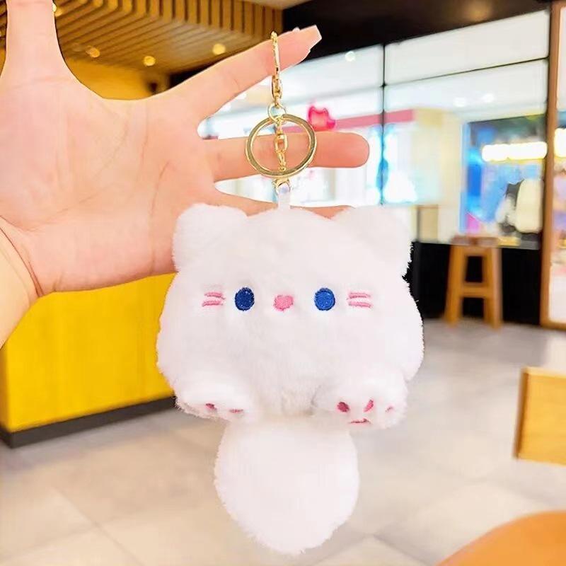 Pacha Dog Plush Doll: Cute Blush Heart Backpack Pendant, Cartoon Couple Gift