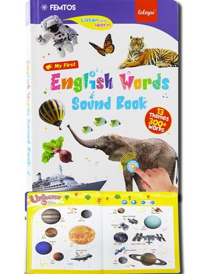 Femtos Alphabet Sound Book: A Montessori-style Interactive Picture Book That Makes Sounds, Allowing Children To Learn Through Sound (13 Themes, 300 Ba