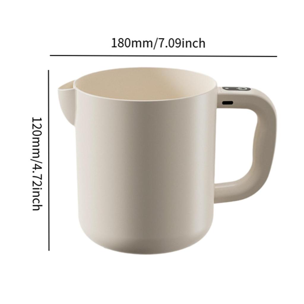 Batteur à œufs électrique sans fil portatif 2 en 1 Bol à laver le riz 1 L Mélangeur à œufs manuel pour restaurant Gadgets de cuisine à domicile