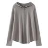 Spring 2026 Women's Hooded Cardigan: Cozy, Fashionable, Solid Color Knitwear.