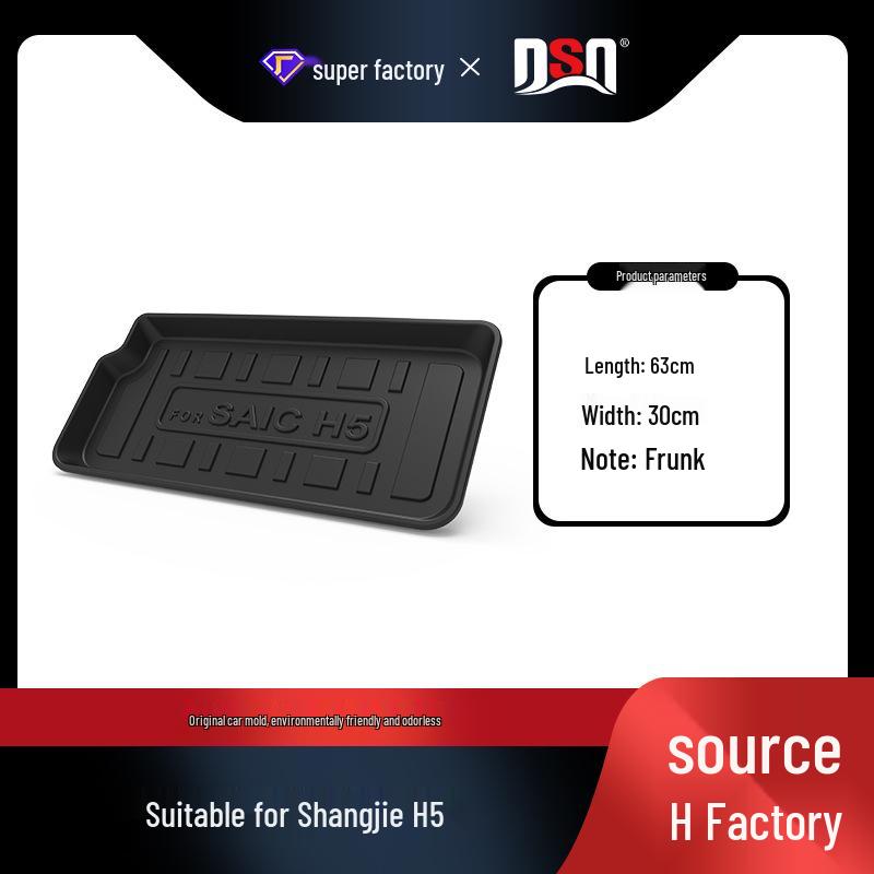 Shangjie H5 Trunk Mat TPE: Eco-Friendly, Odorless for 2025 Shangjie H5 Electric Car TPE Material (Waterproof Bag)