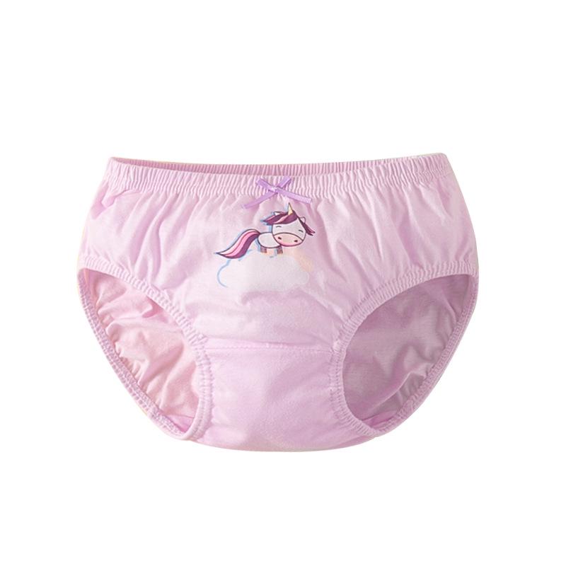 All-Cotton A-Grade Girls' Briefs: No-Wedgie Underwear for Small to Medium Children and Babies