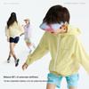 Unisex Kids Hooded UPF 50+ Sun Protection Jacket