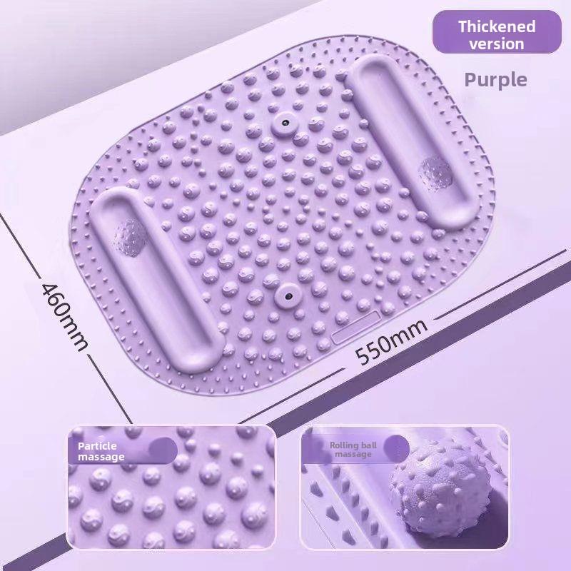 Thickened Liquid Silicone Foot Foot Step Shiatsu Plate Fifth Generation Upgrade Sports Double Massage Ball фиолетовый