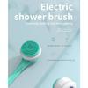 Auto Rotating Electric Waterproof Massage Shower Brush Multi-function Silicone Massage Bath Brush with 5 Large Brush Heads