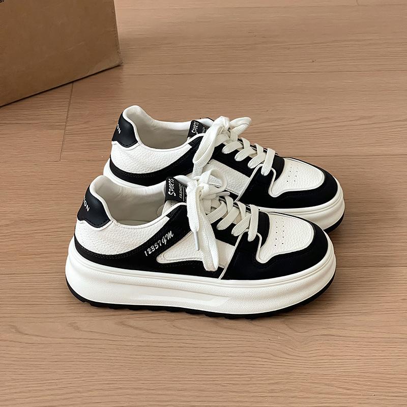 Versatile casual flat white shoes women's summer fashion daily non-slip muffin shoes show small non-slip sneakers tide