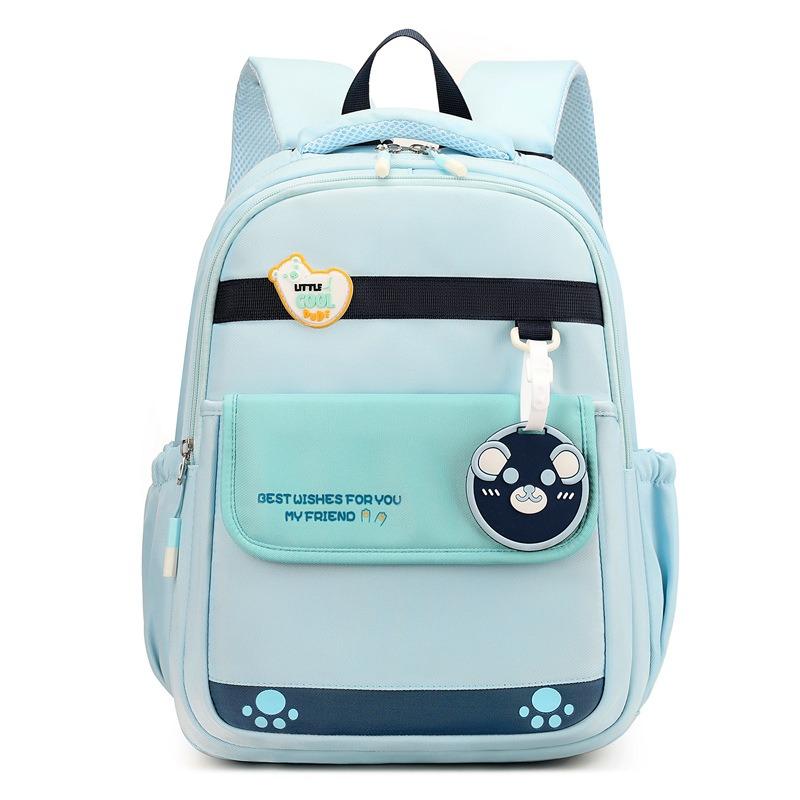 The New Schoolbag Is High-value, Fresh and Sweet, Contrasting Colors, Backpack, Kindergarten Level 1-3 Large-capacity Backpack.