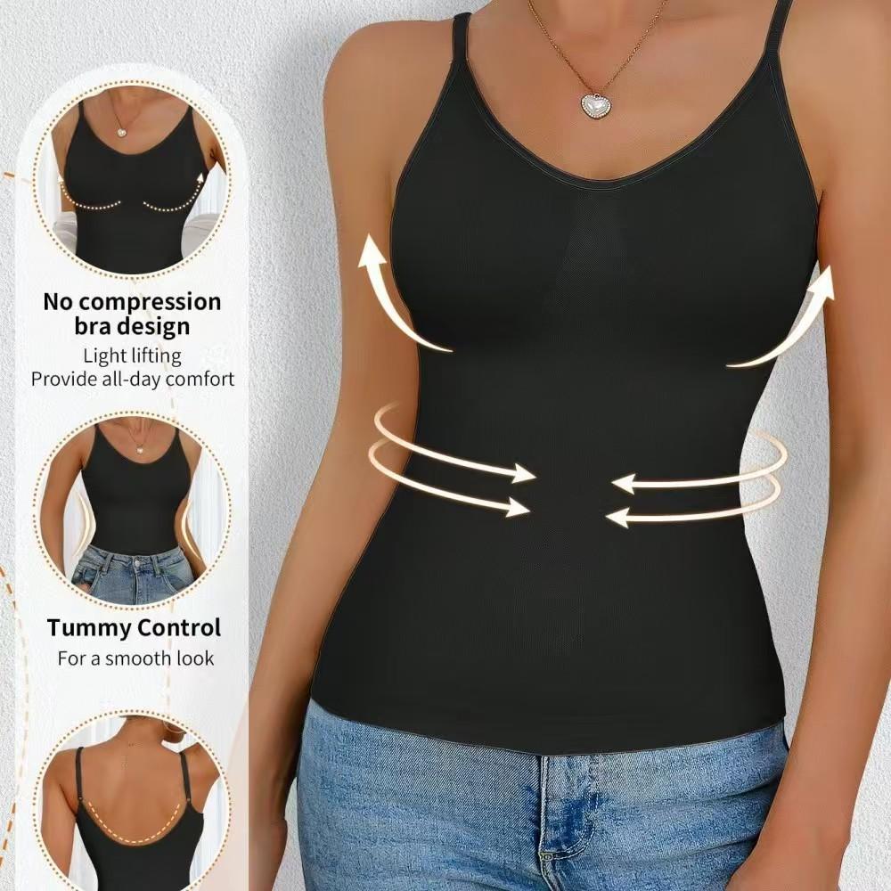 

Женская модальная майка на бретелях со встроенным бюстгальтером, удлиненный топ без рукавов L чёрный